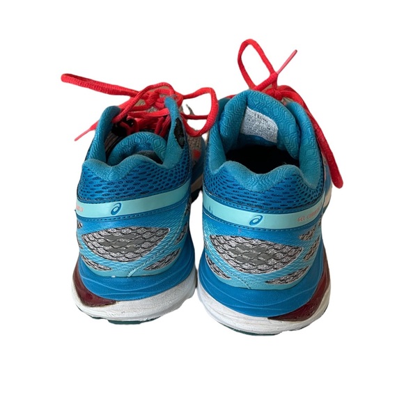 Asics Gel Cumulus 17 Women’s size 7 Silver Blue Pink Athletic Sneaker T5D8N - Picture 8 of 14